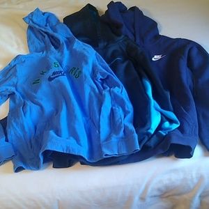 Nike boys hoodie sweatshirt lot of 3
